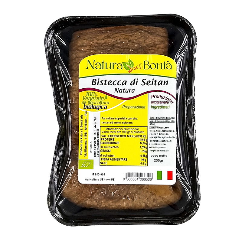 Glutine di frumento per seitan. Da agricoltura biologica.