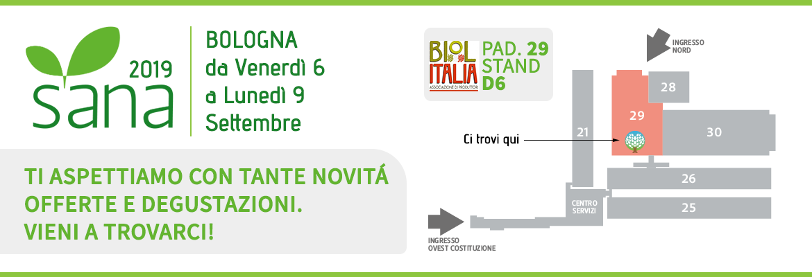 Sana 2019 - Bologna - dal 6 al 9 Settembre