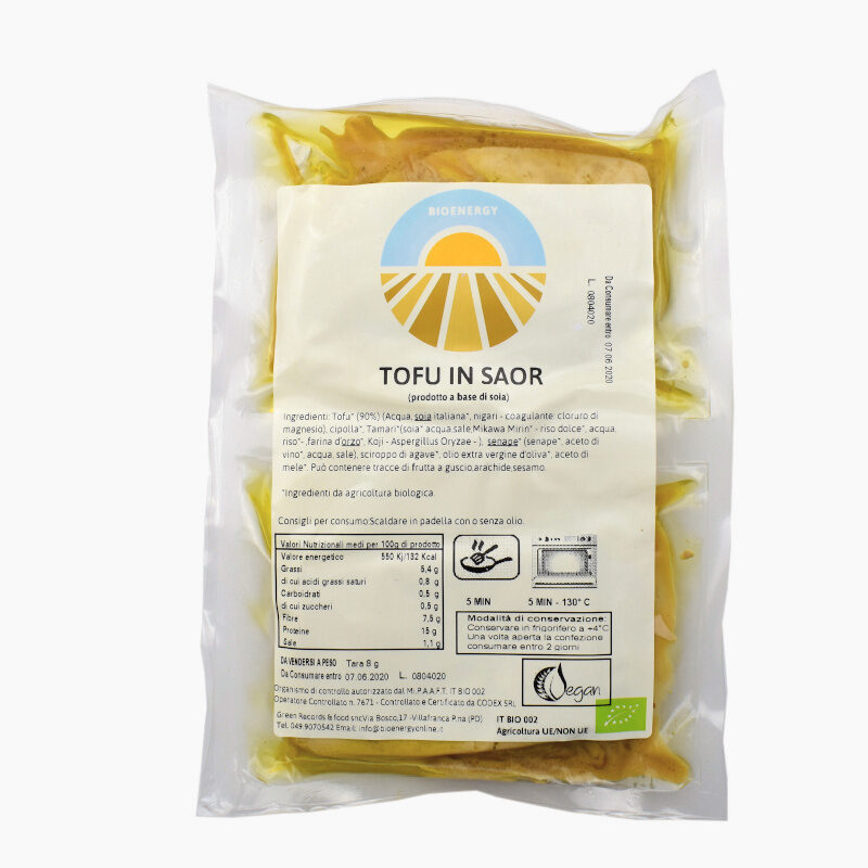 Tofu della linea Bioenergy